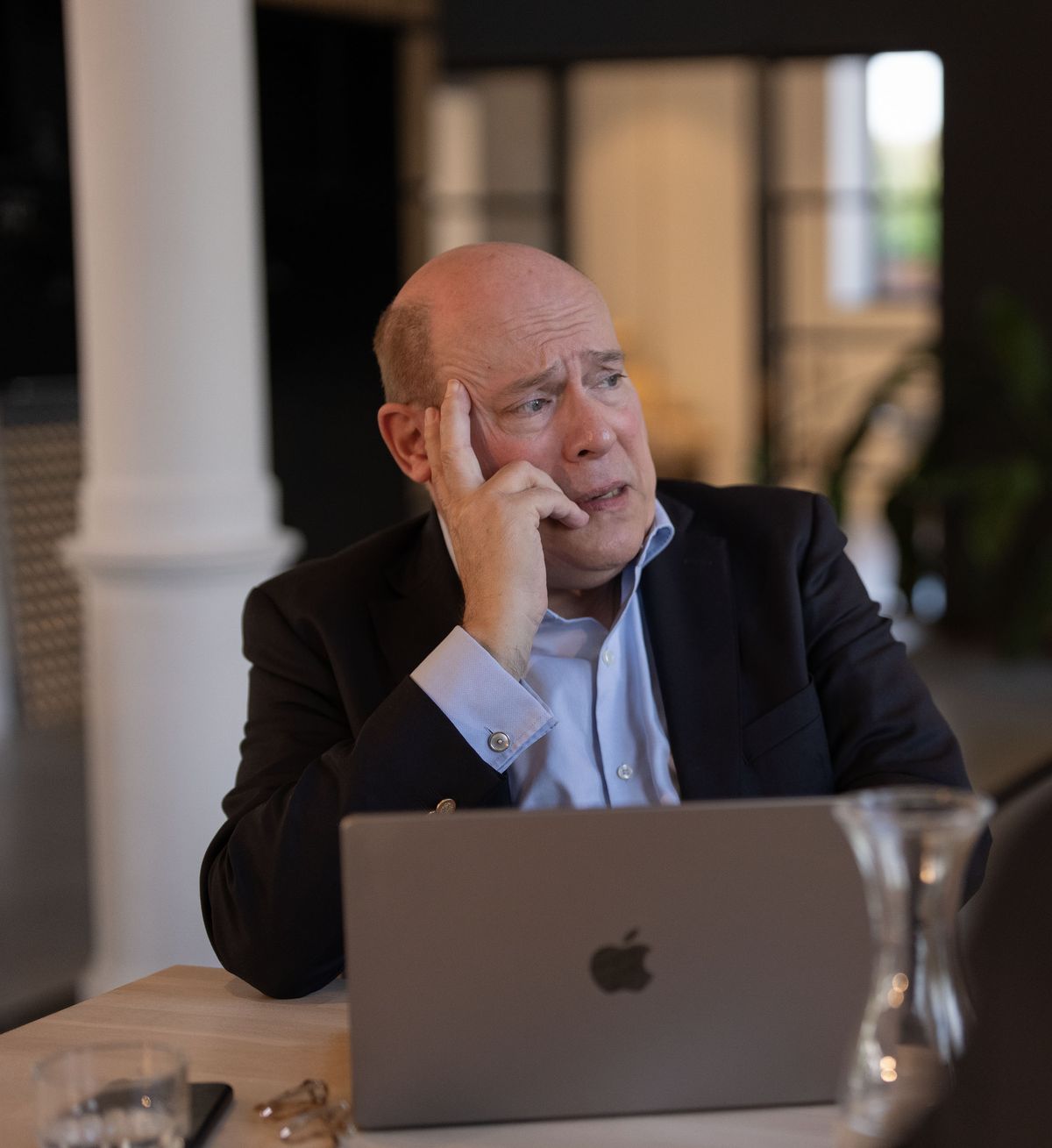Michiel van Lanschot aan tafel